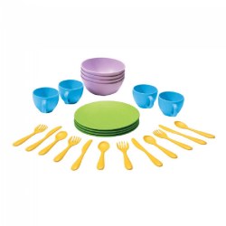 Image of Eco-Friendly Dish Set - 24 Pieces