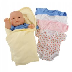 Image of Baby's One-Piece Outfits with Blanket