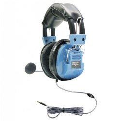 Deluxe Headset with Mic and In-Line Volume Control plus TRRS Plug