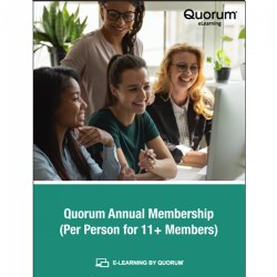 Image of Quorum Annual Membership - Per Person for 11+ Members