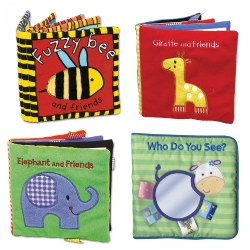 Animals All Around Cloth Books - Set of 4