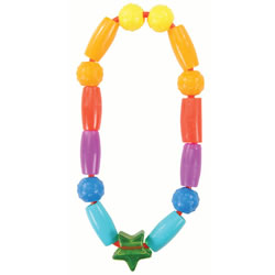 Colored Multi Shaped Teething Beads