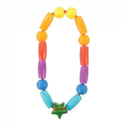 Colored Multi Shaped Teething Beads