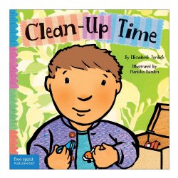 Image of Toddler Tools&reg; Bright Color Board Books - Learning About Clean Up Time