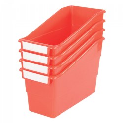 Image of Shelf File Set of 4 - Red