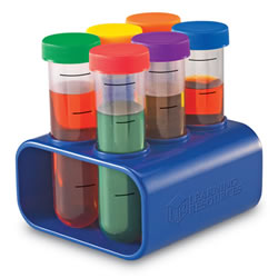 Jumbo Easy to Grip Test Tubes with Stand for Early STEM Learning