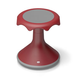 Hokki Stool Flexible Ergonomic Seating - 15" Red