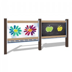 Magnetic Chalkboard and Paint Panel