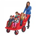 Alternate Image #2 of Fat Tire Never Flat 4-Passenger Bye-Bye Buggy - Red