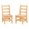Ladderback Chair 12 Inch - Set of 2