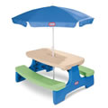 Thumbnail Image #2 of Easy Store Picnic Table with Umbrella