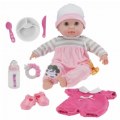 Nonis 15" Deluxe Soft Body Baby Doll Set - Pink
