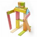 Alternate Image #2 of Tegu Tints Magnetic Wooden Blocks - 24 Pieces