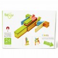 Alternate Image #5 of Tegu Tints Magnetic Wooden Blocks - 24 Pieces