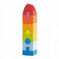 Rainbow Rocket STEM Building Block Set