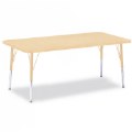 30" x 60" Rectangular Activity Table - Seats 6
