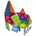 Thumbnail Image #2 of Magna-Tiles® 28 Piece Mixed Colors House & Car Expansion Set