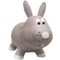 Farm Hoppers® Inflatable Bouncing Gray Rabbit