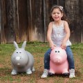 Alternate Image #2 of Farm Hoppers® Inflatable Bouncing Gray Rabbit