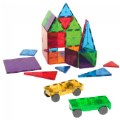 Magna-Tiles® 32 Piece Clear Colors & Car Expansion Set