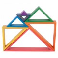 Alternate Image #2 of TickiT Rainbow Architect Triangles - 7 Pieces