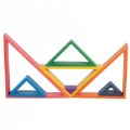 Alternate Image #3 of TickiT Rainbow Architect Triangles - 7 Pieces