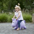 Alternate Image #3 of Farm Hoppers® Inflatable Bouncing Purple Unicorn