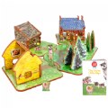 Thumbnail Image of The Three Little Pigs 3D Puzzle - 3 in 1 - Book, Build, and Play