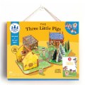 Alternate Image #6 of The Three Little Pigs 3D Puzzle - 3 in 1 - Book, Build, and Play