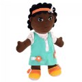Fastening Learn To Dress Doll - Female with Yellow Headband