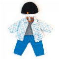 Alternate Image #4 of Doll with Down Syndrome 15"  - Caucasian Boy with Outfit