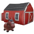 Thumbnail Image of AirFort Farmers Barn Tent & Farm Hoppers® Inflatable Bouncing Horse