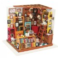 DIY 3D Wooden Puzzles - Miniature House: Sam's Study