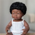 Alternate Image #5 of Down Syndrome Doll - African Boy 15"