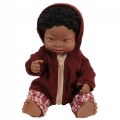 Alternate Image #4 of Doll with Down Syndrome 15" - African Boy with Outfit
