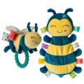 Fuzzy Buzzy Bee Taggies™ Set - Fuzzy Buzzy Bee Lovey & Teether Rattle