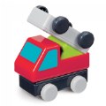Alternate Image #3 of Go Go Working Cars - 18 Piece - Magnetic Blocks Set