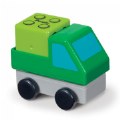 Alternate Image #4 of Go Go Working Cars - 18 Piece - Magnetic Blocks Set