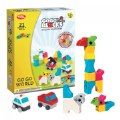 Go Go World - 21 Piece - Magnetic Blocks Set