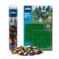 Plus-Plus® 240 Piece Basic Color Tube Set & Baseplate Duo - Building STEM Toy