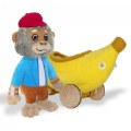 Alternate Image #2 of Bananas Gorilla Soft Toy With Bananamobile 7.5"