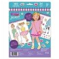 Alternate Image #2 of Fashion Parade Paper Dolls - Color-In - Doll Set