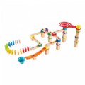 Wooden Marble Run Race Track - 81 Pieces
