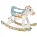 Thumbnail Image of BabyCavali White Wooden Rocking Horse with Removable Safety Guard