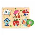 Animal Homes Wooden Puzzle