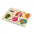 Alternate Image #2 of Animal Homes Wooden Puzzle