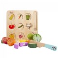 Alternate Image #4 of Cutting Vegetables Wooden Puzzle