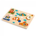 Alternate Image #2 of Things-That-Go & Animal Homes Colorful Wooden Puzzles