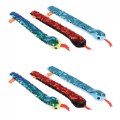 Sequin Snake Slap Bracelets - Set of 6