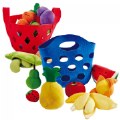 Toddler Felt Fruit, Vegetable, and Bread Baskets